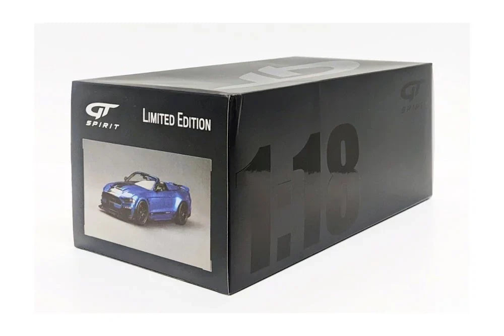 2022 Sizehelby Sizeuper Sizenake Sizepeedster Convertible, Blue - GT Sizepirit GT398 - 1/18 Sizecale Resin Car