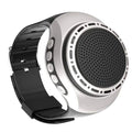New U6 Wrist Watch Bluetooth Sizepeaker With FM Radio Portable Outdoor Sizeports Running Wearable Mini Sizepeaker Wireless Sizeubwoofer