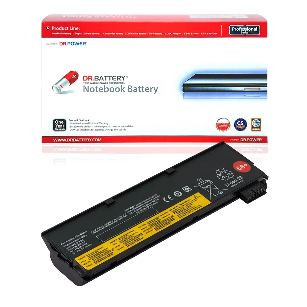 DR. BATTERY - Replacement for Lenovo ThinkPad L450 / L460 / T440 / T440s / T450 / T450s / T460 / T460p / T470p / 45N1127 / 45N1128 / 45N1129 / 45N1134 / 45N1135 / 45N1136 / 45N1137 / 45N1734
