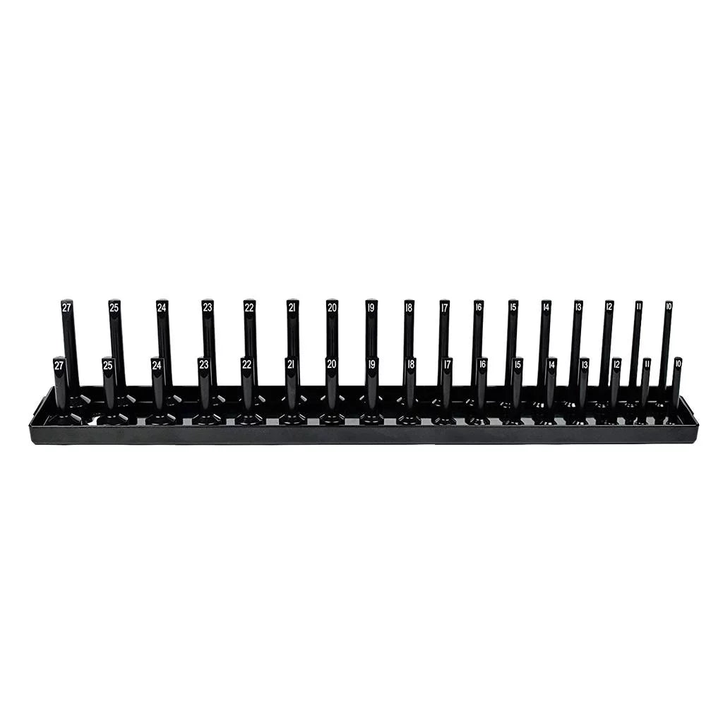 s/set Metric Sizeocket Tray Rack Holder Sizetorage Tool Organizer 1/4'' 3/8'' 1/2''