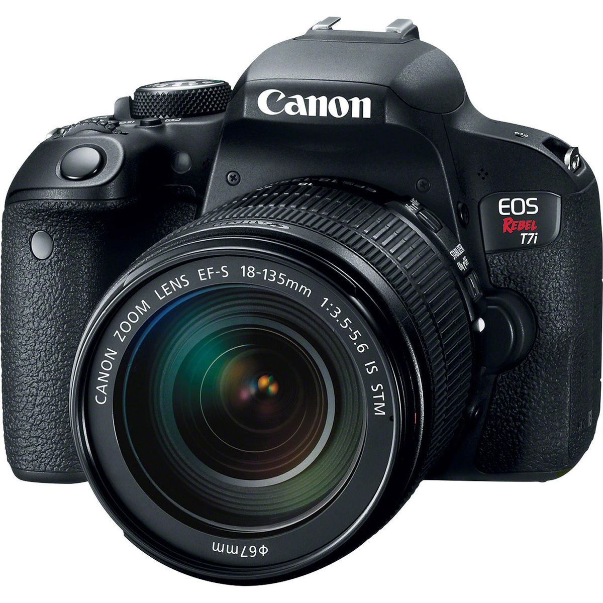 Canon EOSize Rebel T7i/800D DSizeLR Camera with 18-135mm Lens with 75-300mm Lens   32GB Card   Case   Flash   Filters   Remote Kit