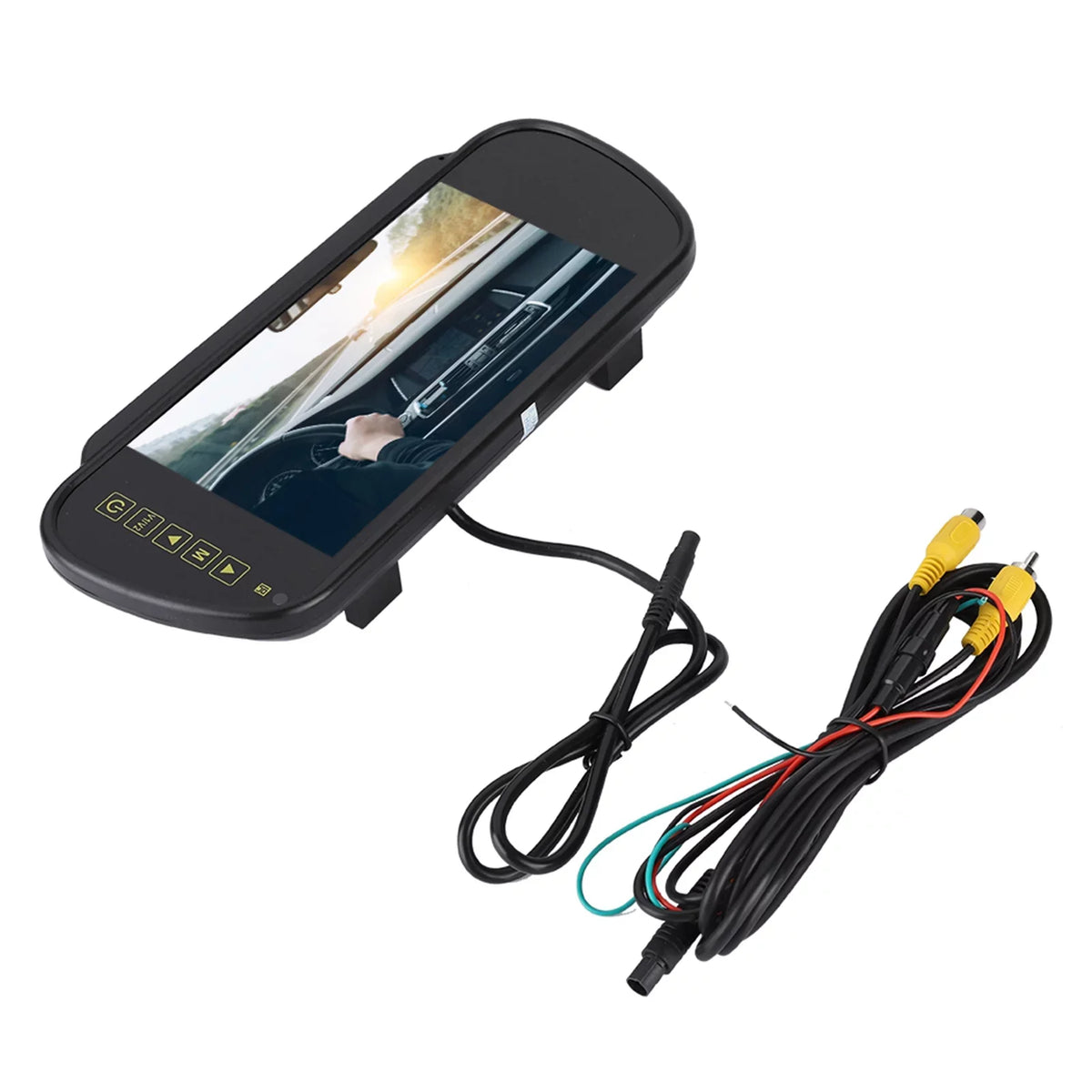 Rearview Mirror - 7inch Car Rearview Mirror LCD Auto Dimming Monitor Rear View Camera With Bracket