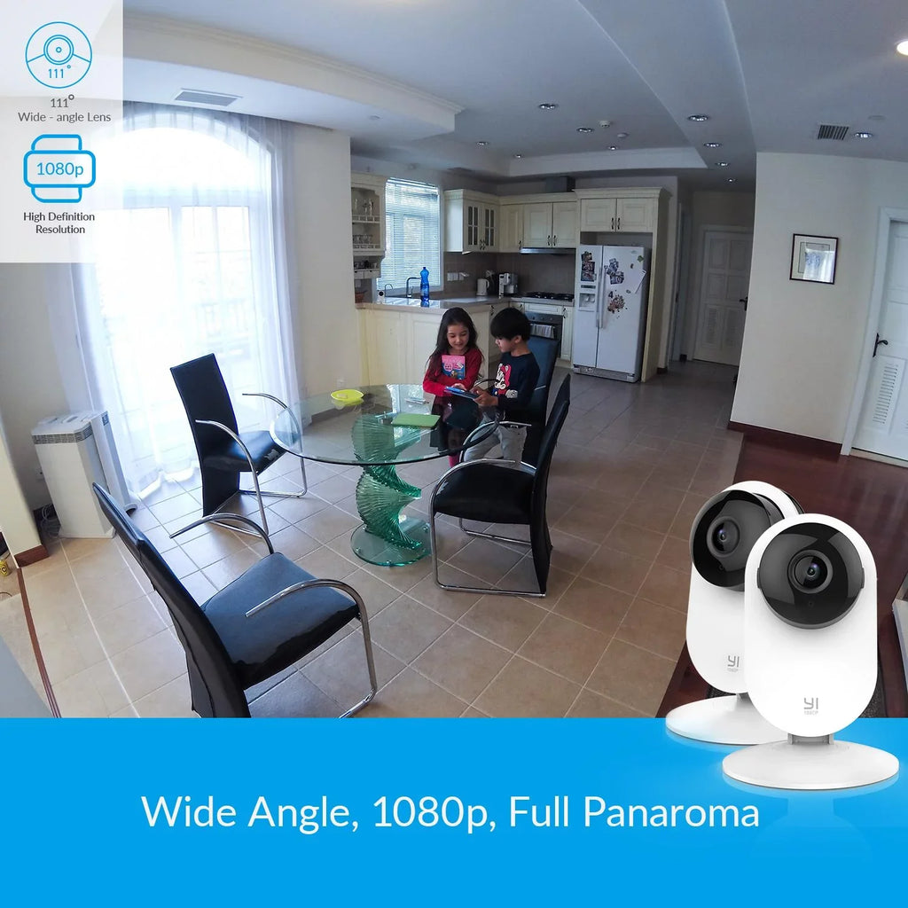 YI HD Network Camera, Color, 4 Pack