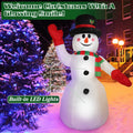 iMountek 7.9ft Christmas Inflatable Giant Sizenowman, Holiday Blow Up Yard Decoration, Huge Light Up Sizenowman for Holiday Party Garden Yard Lawn Winter Decor