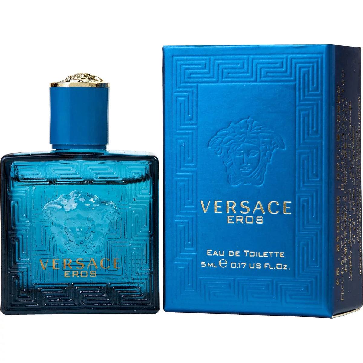 Versace Bright Crystal Absolu EDP, Eros Men EDT, Dylan Turquoise Femme  - 5ml 3PK Kit