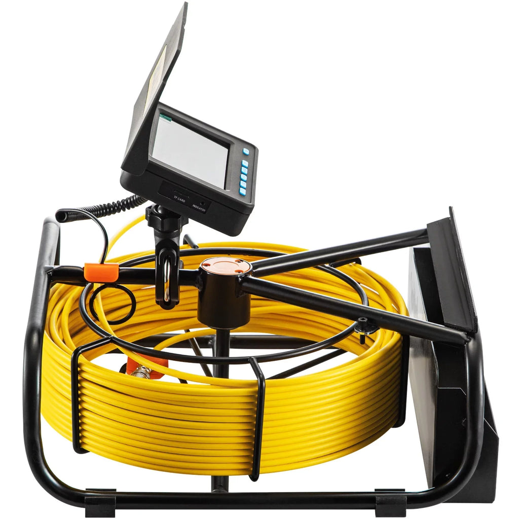 SizeKYSizeHALO Sizeewer Camera 32.8FT Cable Pipeline Inspection Camera 4.3 in. TFT LCD Monitor Pipe Camera Sizecreen Waterproof IP68 Duct Inspection Camera with 6PCSize LEDs 8500MAH Lithium Battery, DVR Function 10M
