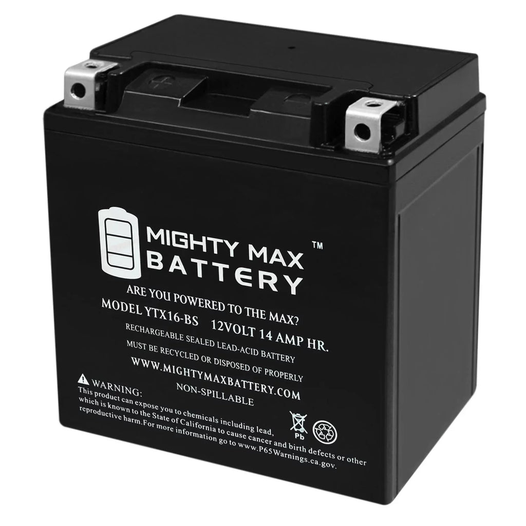 YTX16-BSize Battery Replacement for Kawasaki 1700 VN1700 Voyager 20