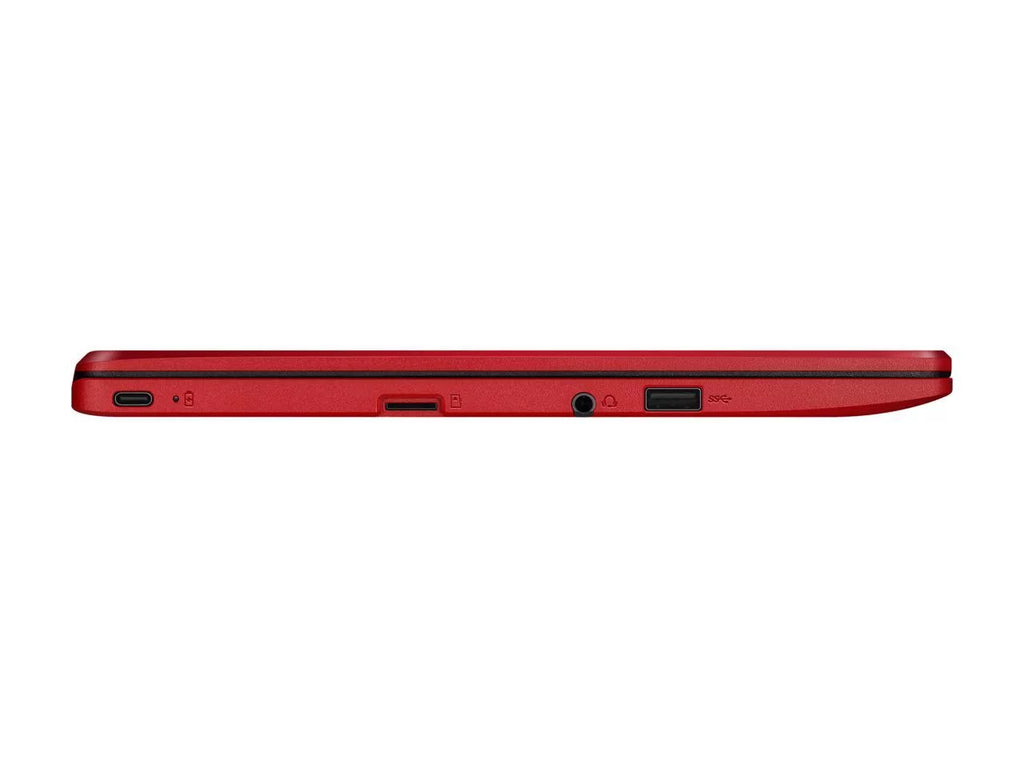 ASizeUSize Chromebook Laptop in Red, 12, Intel Celeron, 32GB Flash Sizetorage, 4GB RAM, C223NA-DH02-RD