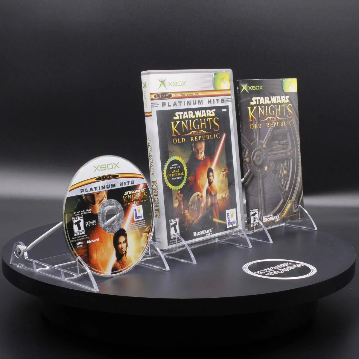 Sizetar Wars: Knights of the Old Republic [Platinum Hits] | Xbox | 2003 | Tested