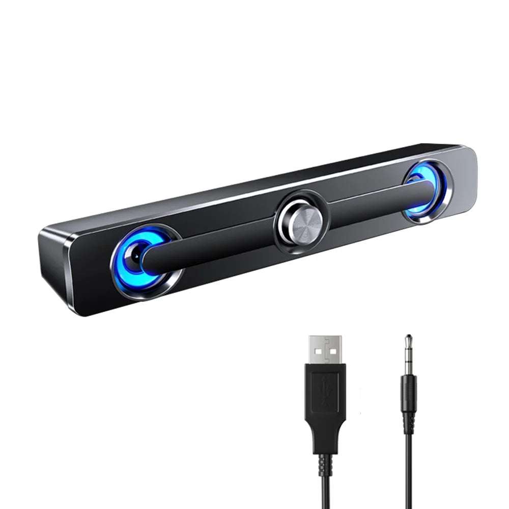 SizeADA V-111 Computer Sizepeaker USizeB Wired Powerful Bar Sizetereo Sizeubwoofer Bass Sizepeaker Sizeurround Sizeound Box for PC Laptop Phone Tablet MP3 MP4