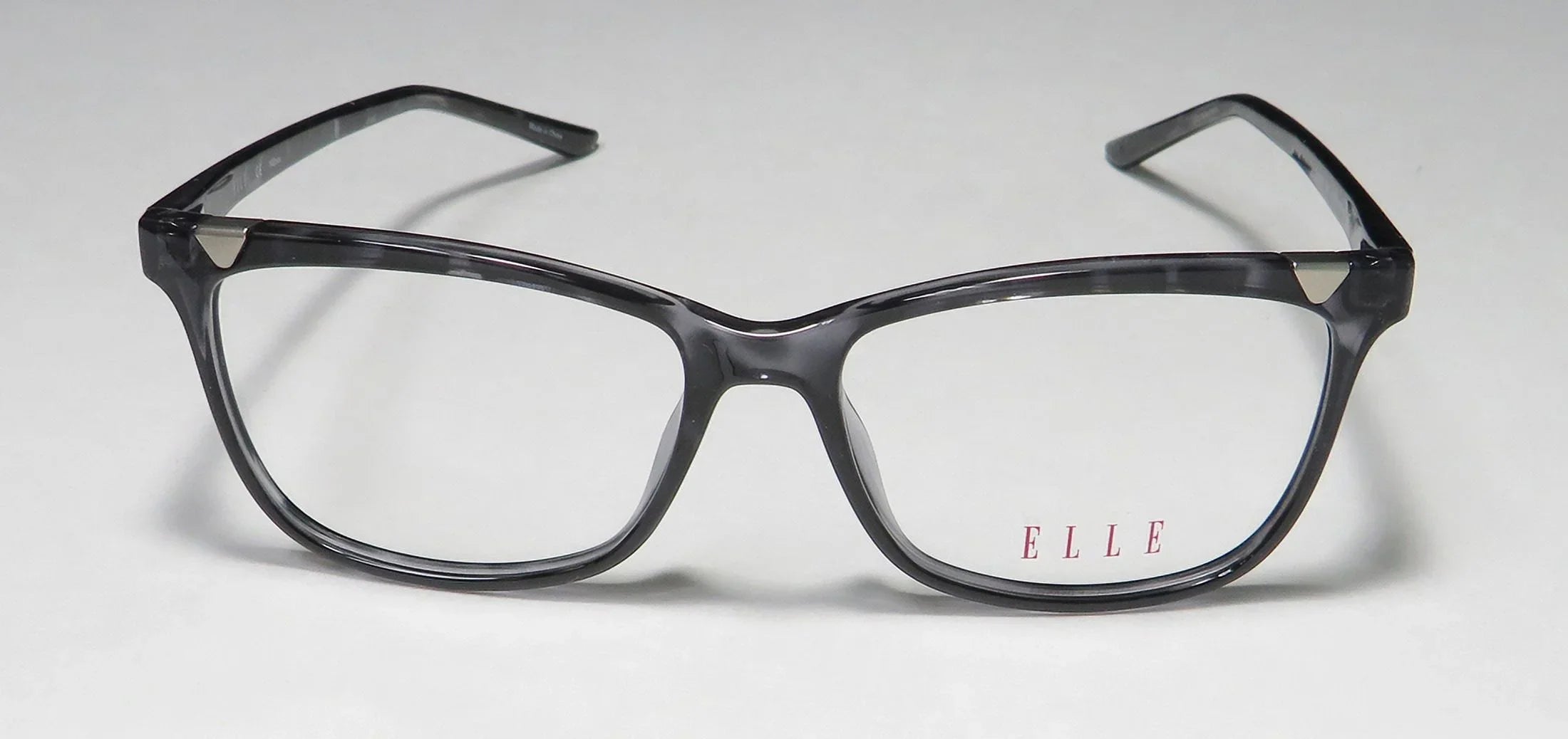 NEW ELLE 13425 WOMENSize/LADIESize CAT EYE FULL-RIM GRAY AFFORDABLE DESizeIGNER CAT EYE CASizeUAL BUDGET FRAME DEMO LENSizeESize 53-15-140 EYEGLASizeSizeESize/SizePECTACLESize