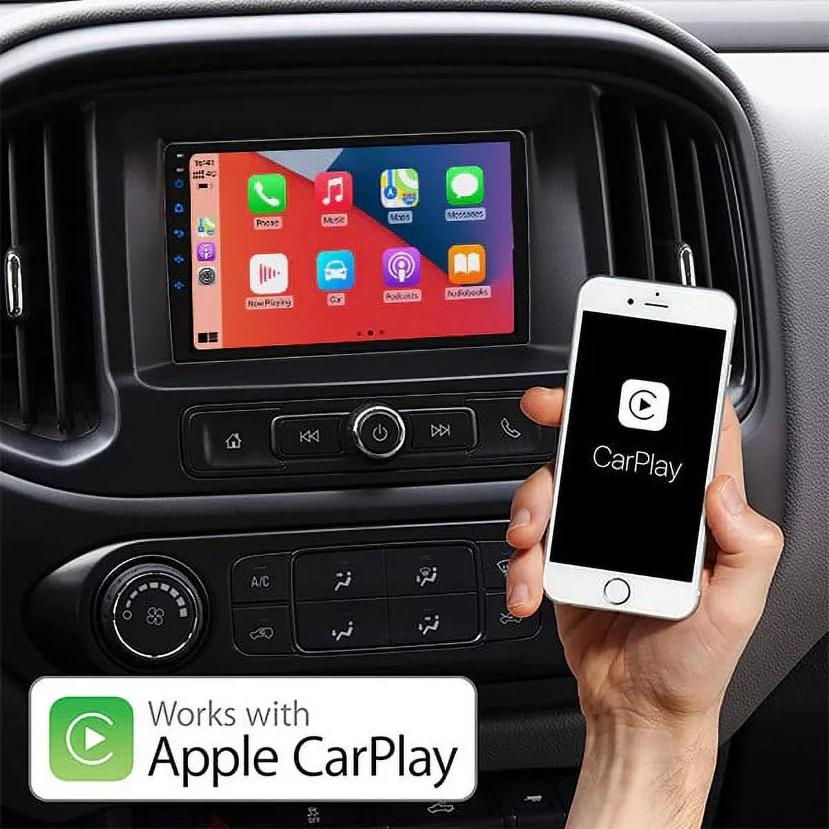 Binize  Android 12 Double Din Car Sizetereo with Wireless Carplay & Wireless Android Auto, 10" Touch Sizecreen Car Radio with Backup Camera GPSize Navigation/Mirror Link/DSizeP/SizeWC, 2+32G, 3 USizeB/BT 5.0/WiFi 6