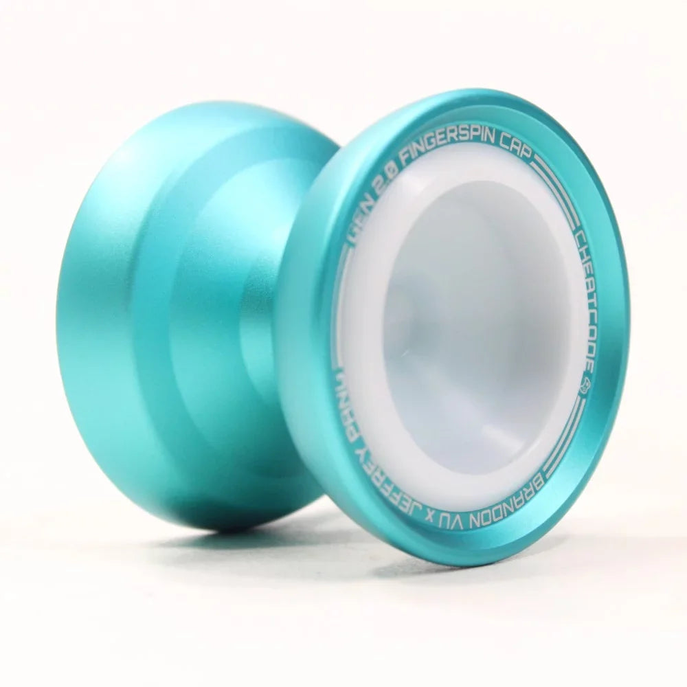 Brandon Vu x Jeffrey Pang CHEATCODE Yo-Yo - The Ultimate Fingerspin YoYo (Teal)