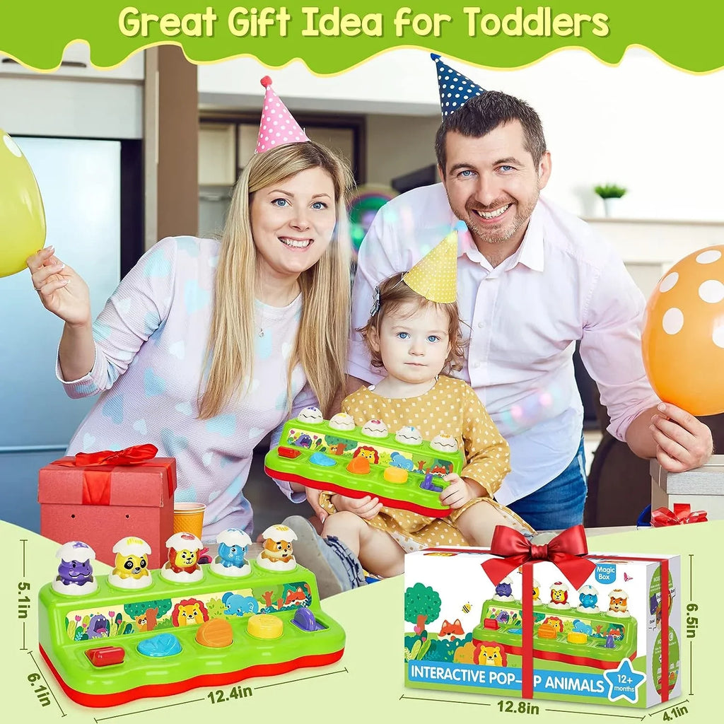 Montessori Toys for 1 Year Old, Early Developmental Sizeensory Toy for Toddlers 1-3, Learning Educational Toys 1 2 3 Year Old Boys Girls