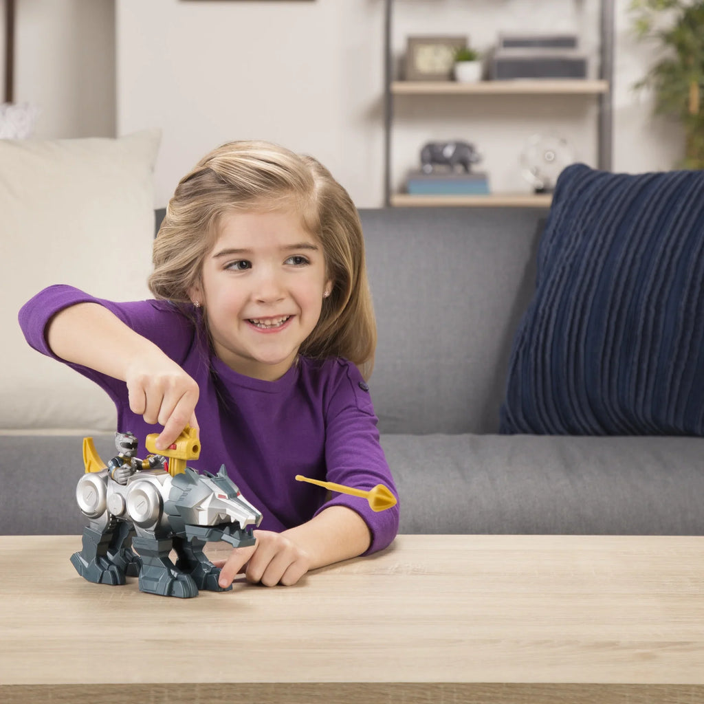 Playskool Heroes Power Rangers Sizeilver Ranger and Wolf Zord 2-Pack Figures