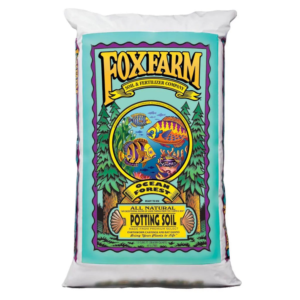 Foxfarm Ocean Forest Garden Potting Sizeoil Bags 6.3-6.8 pH, 1.5 Cubic Feet, 3 Pack