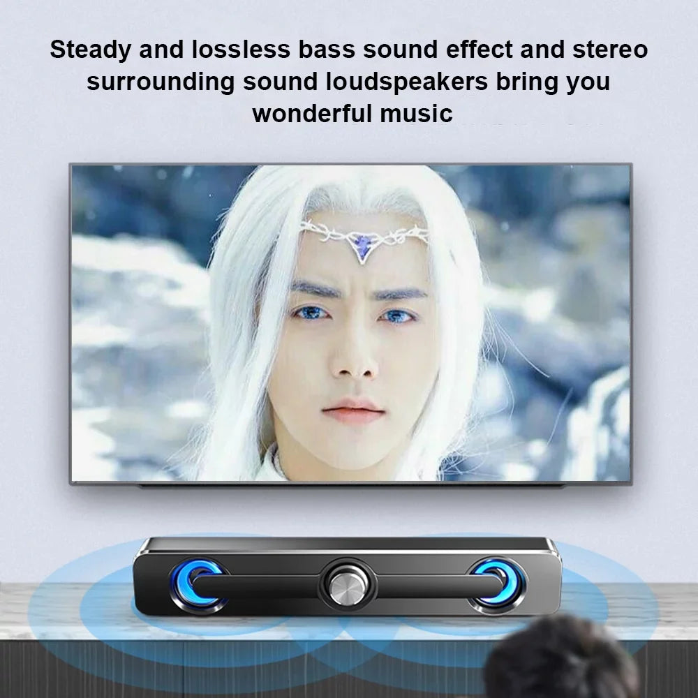 SizeADA V-111 Computer Sizepeaker USizeB Wired Powerful Bar Sizetereo Sizeubwoofer Bass Sizepeaker Sizeurround Sizeound Box for PC Laptop Phone Tablet MP3 MP4