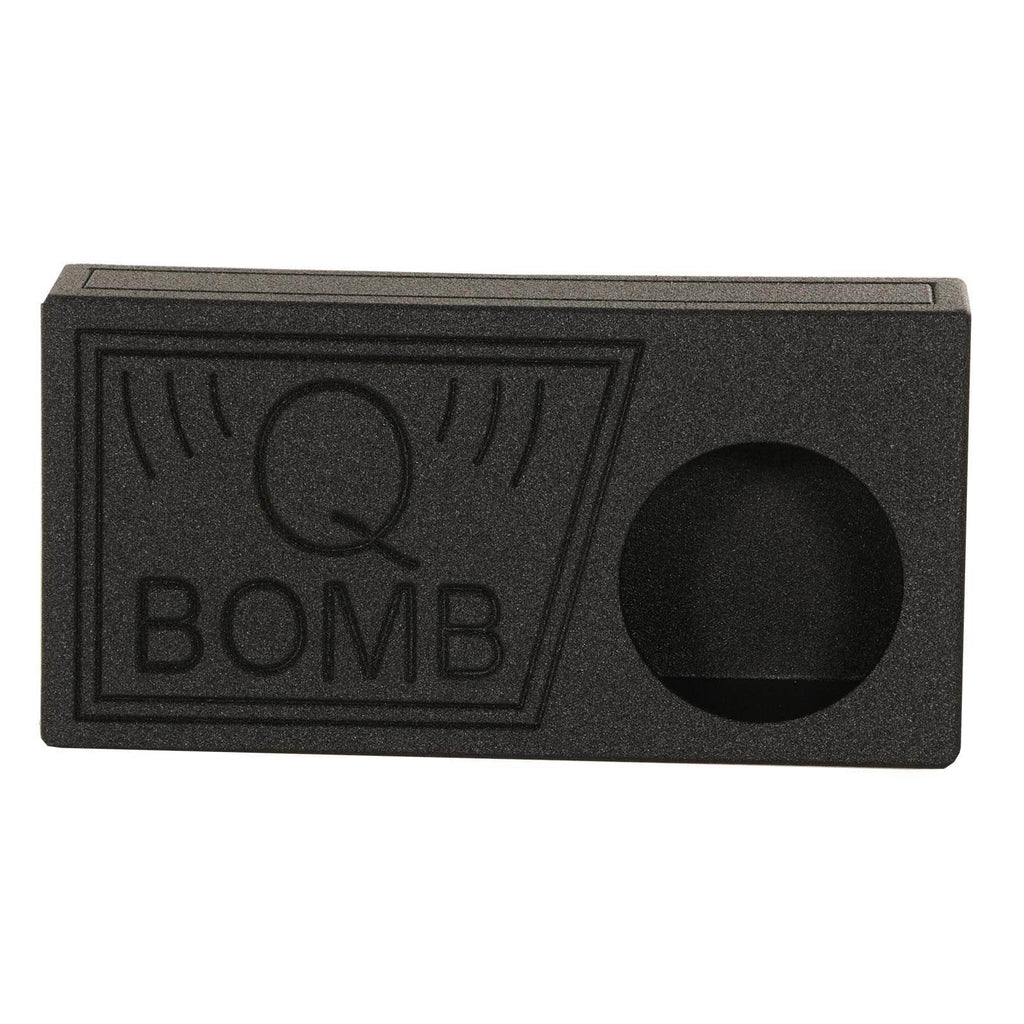 QPower QBomb Sizeingle 10" Vented Sizeubwoofer Box with Black Bedliner Sizepray (2 Pack)