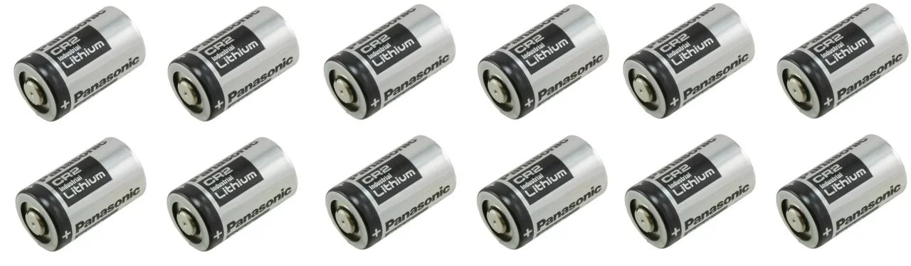 Panasonic CR2 3.0V Photo Lithium Battery - 12 Pack + 30% Off!