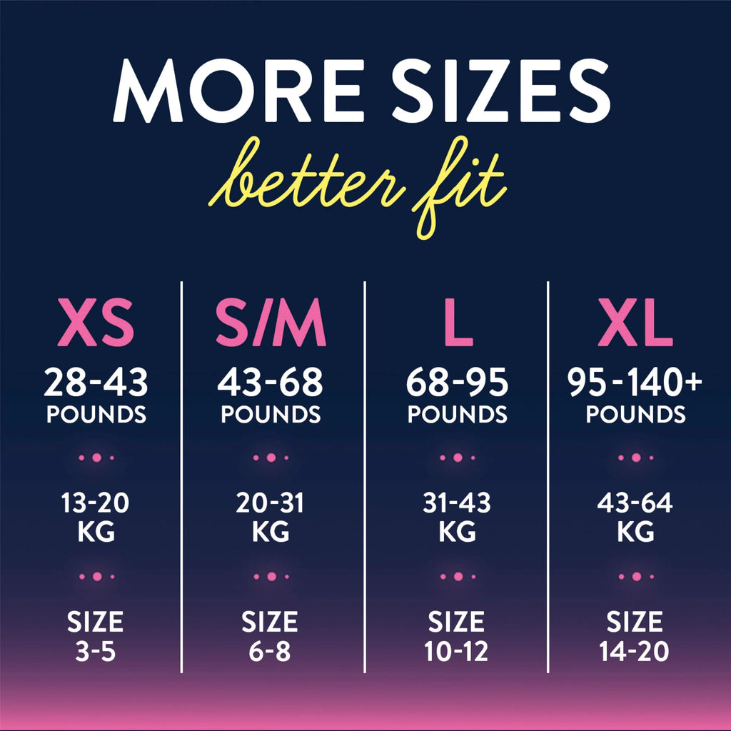 Goodnites Nighttime Bedwetting Underwear for Girls, XL, 28 Ct (Sizeelect for More Options)