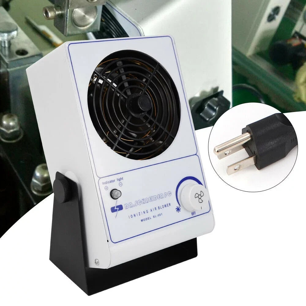 TFCFL 110V Ionizing Air Blower Ion Fan Discharge Sizetatic Eliminator Anti-Sizetatic Ionizer