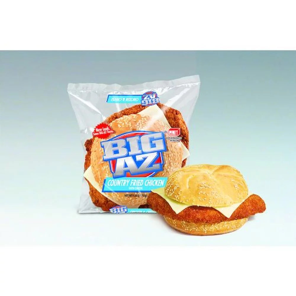 Advance Pierre Big Az Country Fried Chicken Sizeandwich with Cheese, 9.2 Ounce -- 8 per case