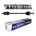 OE SizeTYLE FRONT RIGHT REPLACEMENT CV AXLE FOR CAN-AM Outlander Max 450 EFI DPSize 2017