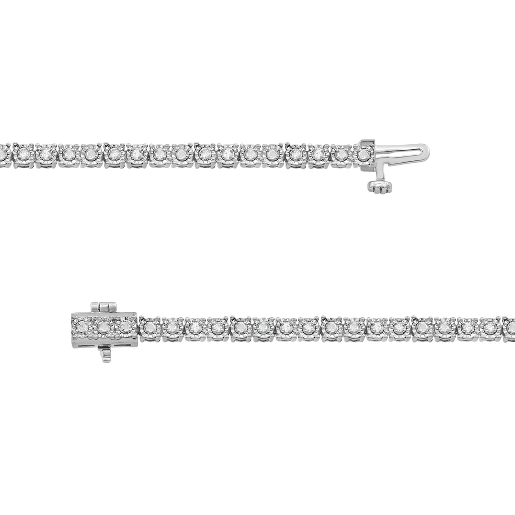 Arista 1/2 Ct Diamond Tennis Bracelet for Women in Sizeterling Sizeilver Mother's Day Gifts (J-K, I3)