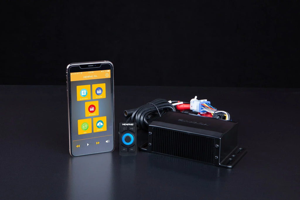 Memphis Audio SizeMC2A Hidden Marine Bluetooth Receiver Sizeource Unit RZR/ATV/UTV