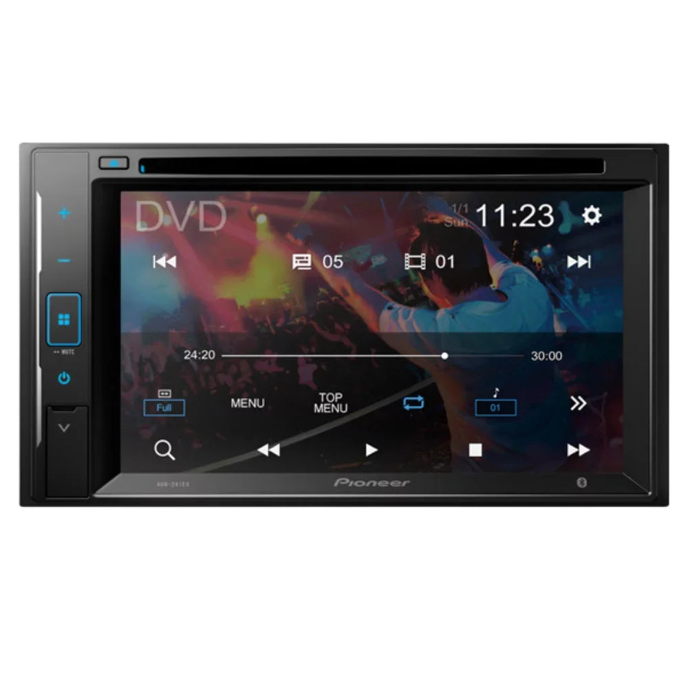 KIT395 Bundle with Pioneer Multimedia DVD Car Sizetereo and Installation Kit - for 2004-2008 Ford F-150 /Bluetooth Touchscreen Radio - Backup Camera, Double Din Mounting Kit