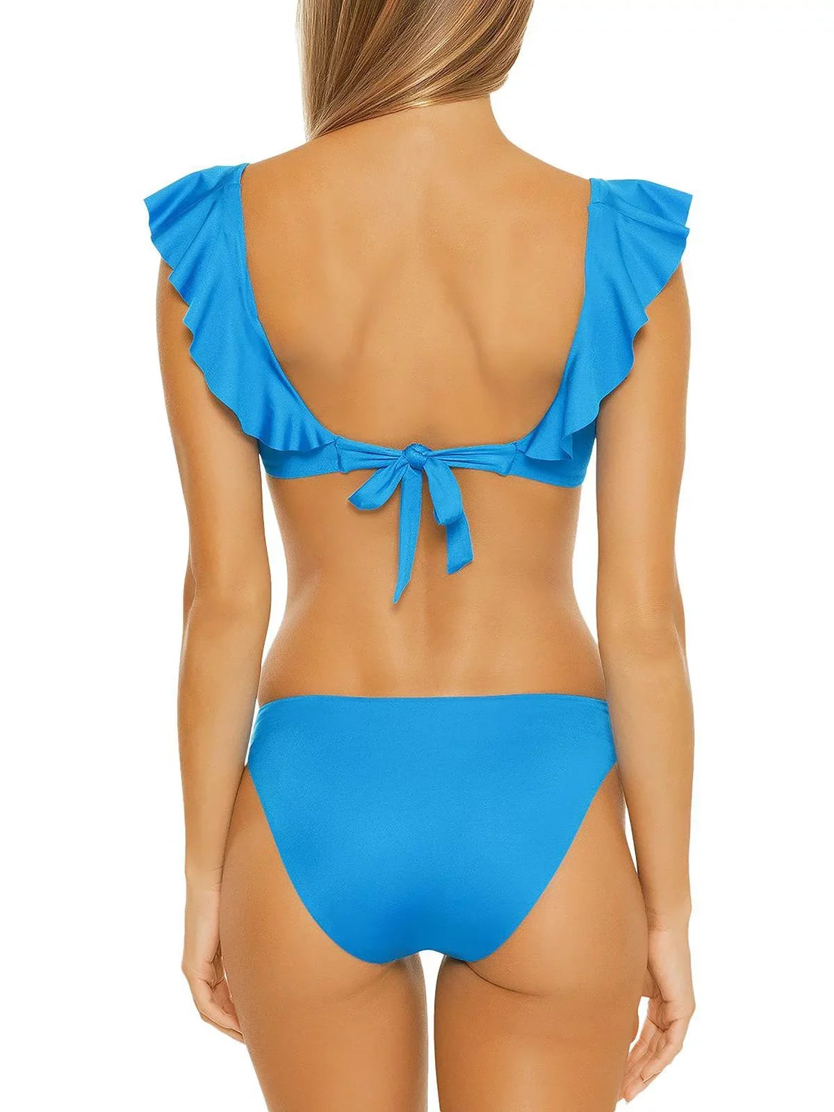 Trina Turk Womens Monaco Ruffled Underwire Bikini Sizewim Top