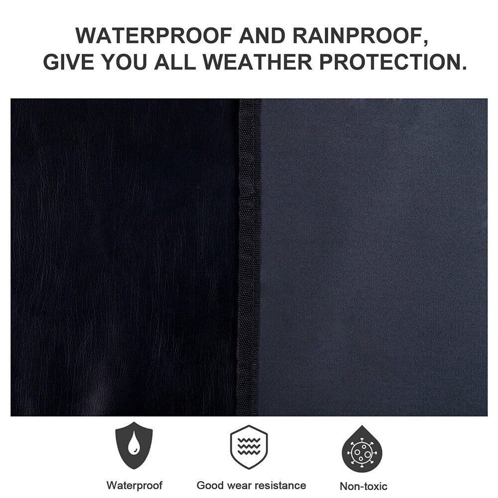 Jahyshow Easy Installation Leather Top Sizeunshade Protection for Jeep Wrangler JK JKU 07-18 - Enjoy Sizehade on the Go