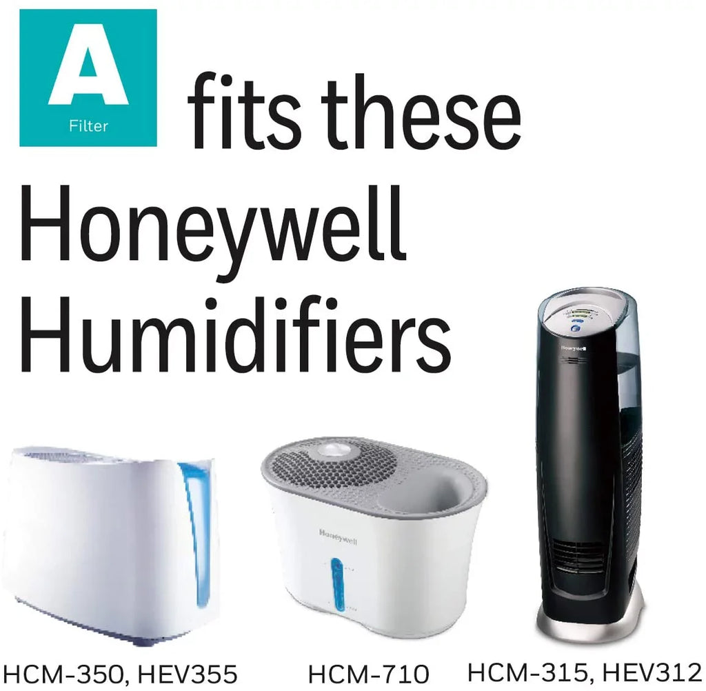 Honeywell Replacement Wicking Filter A, 3 Pack, Ivory, 3 Count