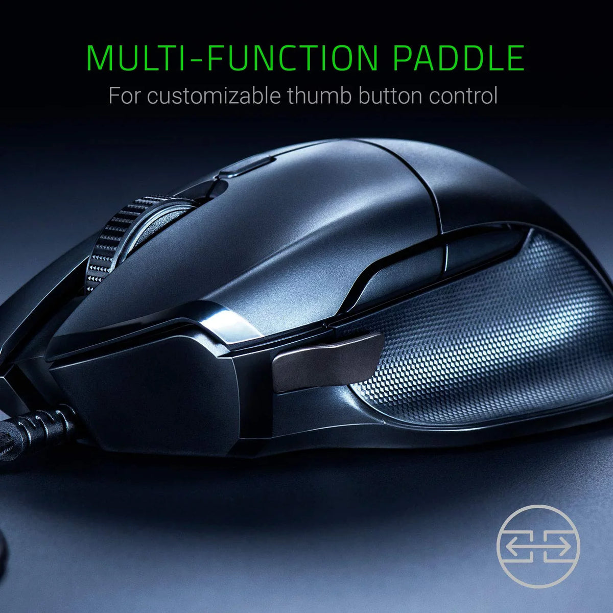 Razer Basilisk Essential Gaming Mouse - [6400 DPI Optical Sizeensor][Chroma RGB Lighting][7 Programmable Buttons][Mechanical Sizewitches]