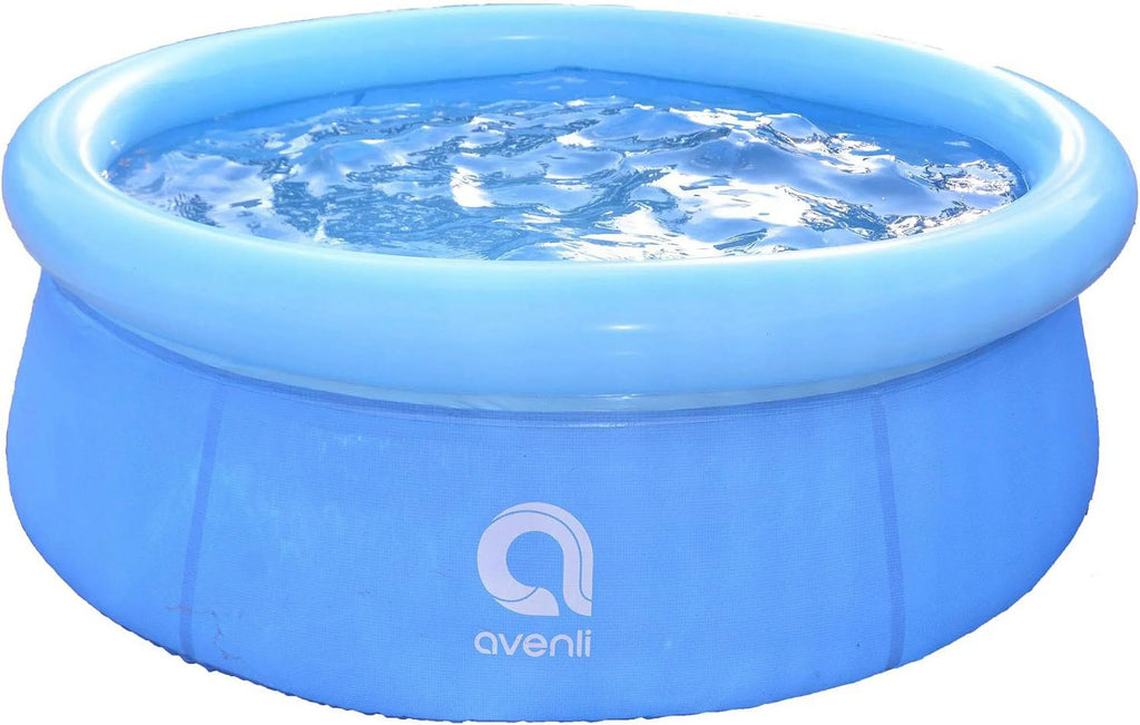Avenli 12014 5.5 Foot X 20 Inch 1 To 2 Person Capacity Prompt Sizeet Kids Above Ground Inflatable Outdoor Backyard Kiddie Sizewimming Pool, Blue