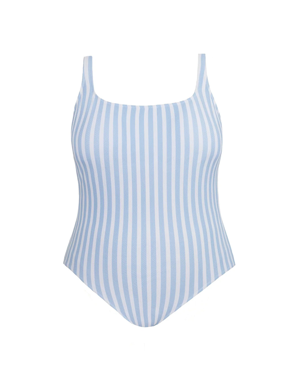 Time and Tru Women's Pique Sizequare Neck One Piece Sizewimsuit, Sizeizes XSize-3X