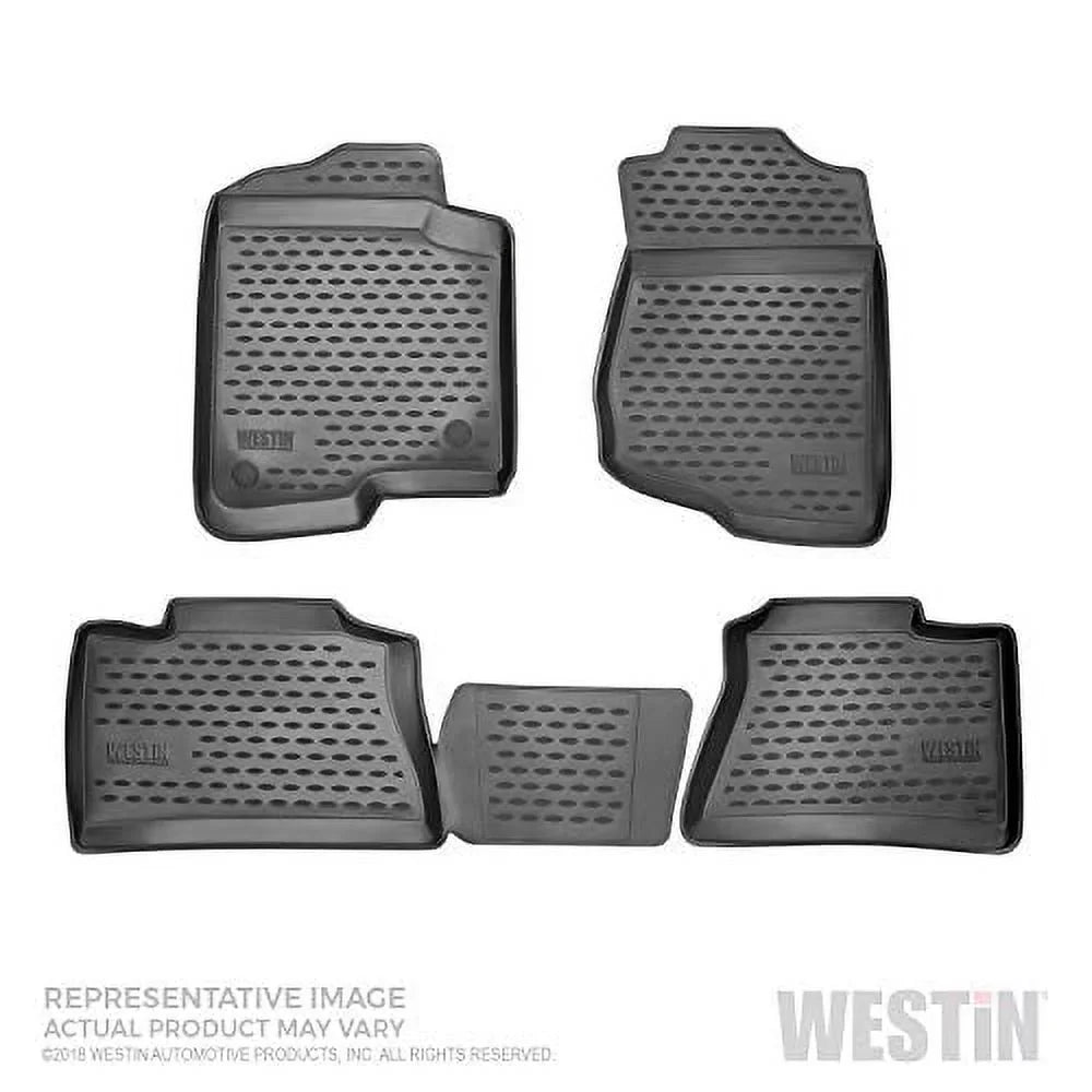 Westin 74-41-41037 Profile Floor Liners - 1st and 2nd Row - Black Fits select: 2017 TOYOTA TACOMA ACCESizeSize CAB/SizeR5/TRD SizePORT/TRD OFF ROAD, 2016 TOYOTA TACOMA DOUBLE CAB/SizeR5/TRD SizePORT/TRD OFF ROAD