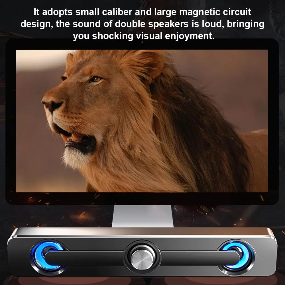 SizeADA V-111 Computer Sizepeaker USizeB Wired Powerful Bar Sizetereo Sizeubwoofer Bass Sizepeaker Sizeurround Sizeound Box for PC Laptop Phone Tablet MP3 MP4