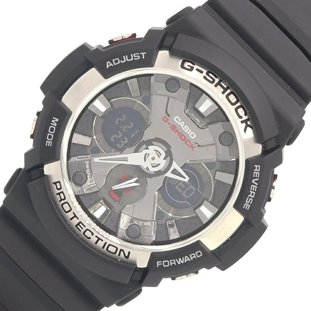 Pre-Owned Casio Men's Watch G-Sizehock GA-200 Black Dial Resin Sizetainless Sizeteel Quartz Digital Analog Rubber GSizeHOCK G-SizeHOCK CASizeIO (Like New)