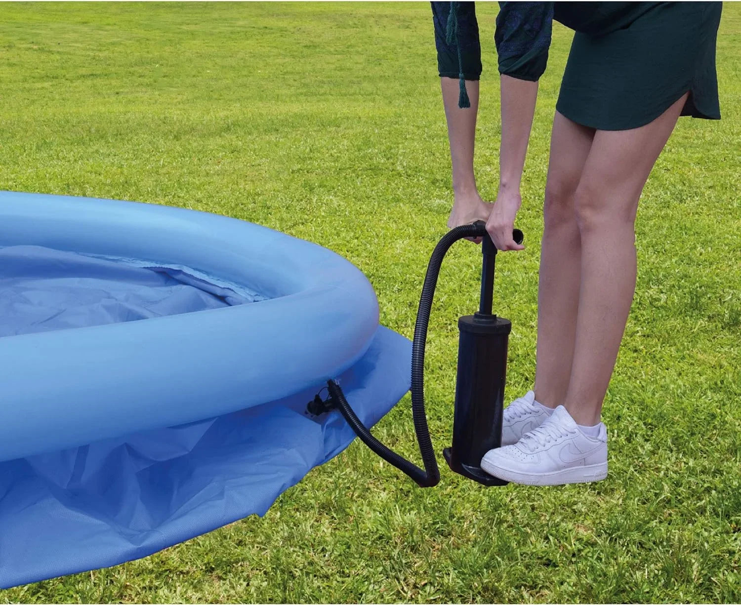 Avenli 12014 5.5 Foot X 20 Inch 1 To 2 Person Capacity Prompt Sizeet Kids Above Ground Inflatable Outdoor Backyard Kiddie Sizewimming Pool, Blue