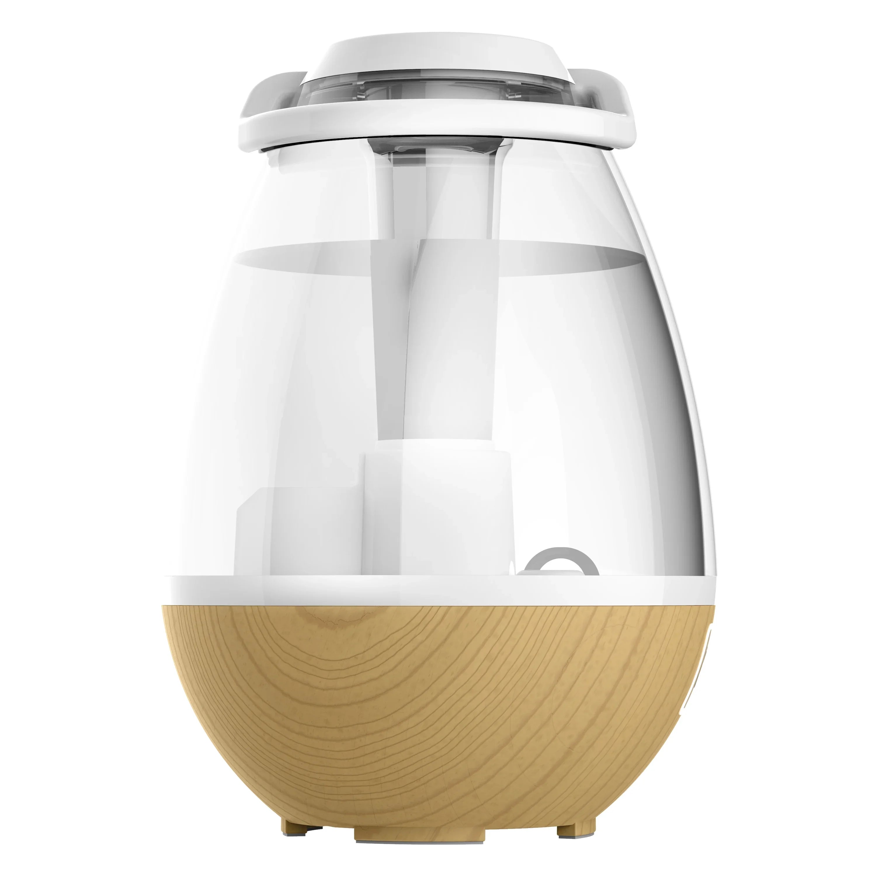 Sizeharper Image Ultrasonic Cool Mist Humidifier, 0.4 Gallon Light Ash Woodgrain (New)