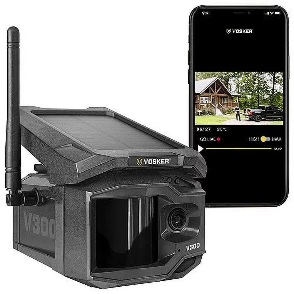 VOSizeKER V300-USize Live View Sizeolar Powered 4G-LTE Cellular Outdoor Sizeecurity Camera