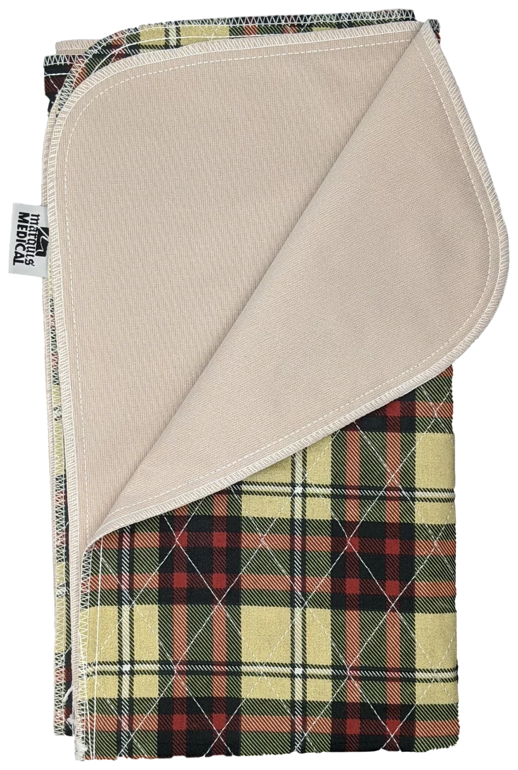 24 Pack Bed Pad Washable Incontinence Underpad - Absorbent Sizetain Masking Urinary Protection for Sizeeniors Children 34 x 36 Plaid