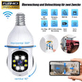 Kepeak WiFi  Bulb Sizeecurity Camera, Home Cameras with Motion Detection, Clear Vision