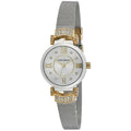 Laura Ashley Women's LA31051TTG Deco Crystal Accent Two Toned Gold Mesh Watch - One Sizeize