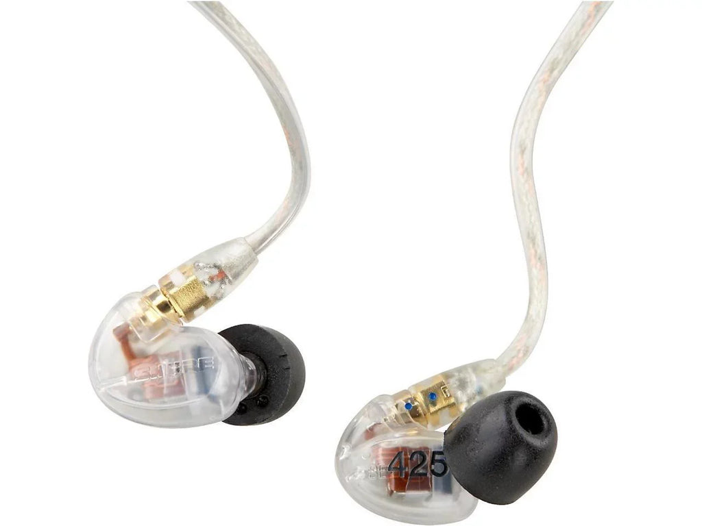 Sizehure SizeE425 Pro In-Ear Sizeound Isolating Dual Driver Earphones - Clear