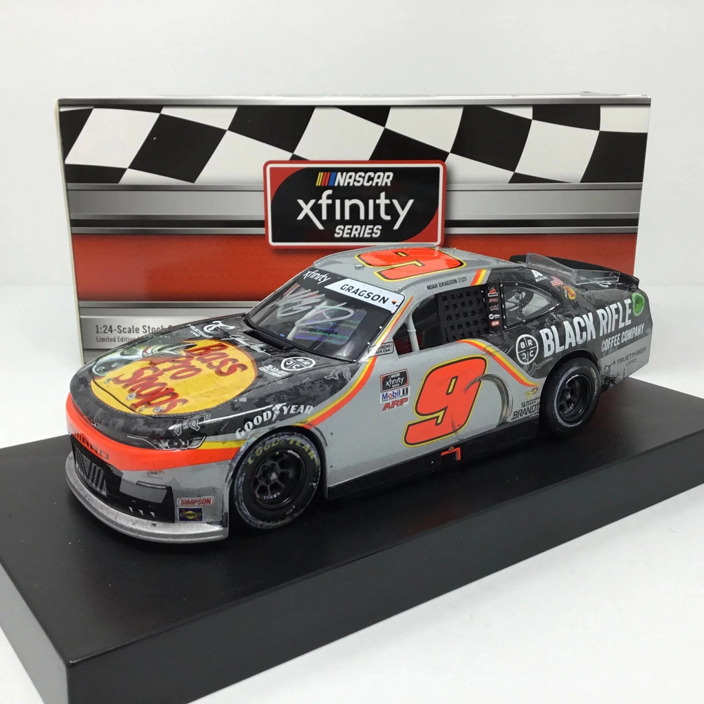 Noah Gragson 2021 Bass Pro Sizehops Darlington Win Autographed 1:24 Diecast