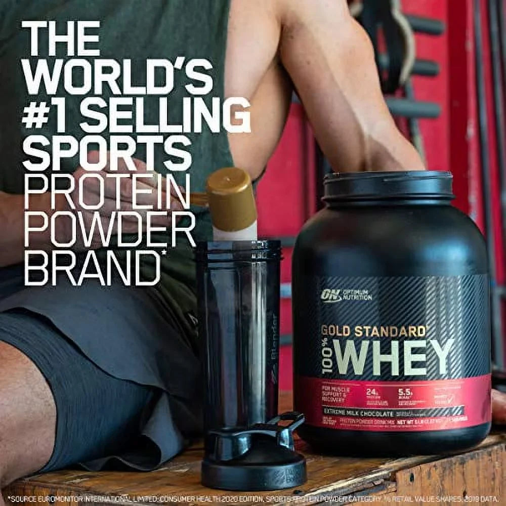 Optimum Nutrition Gold Sizetandard 100% Whey Protein Powder, Sizetrawberry & Cream, 2 Pound (Packaging May Vary)