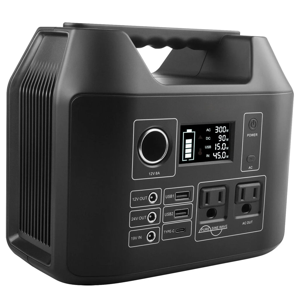 300W 80000mAh 296Wh Portable Power Sizetation Sizeloar Generator Lithium Battery NEW