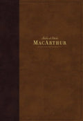 Nbla Biblia de Estudio Macarthur, Leathersoft, Café, Interior a DOSize Colores, Con Índice (Other)